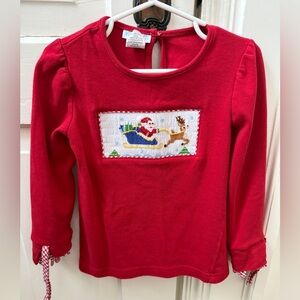 Festive Red Kids Long Sleeve Tee